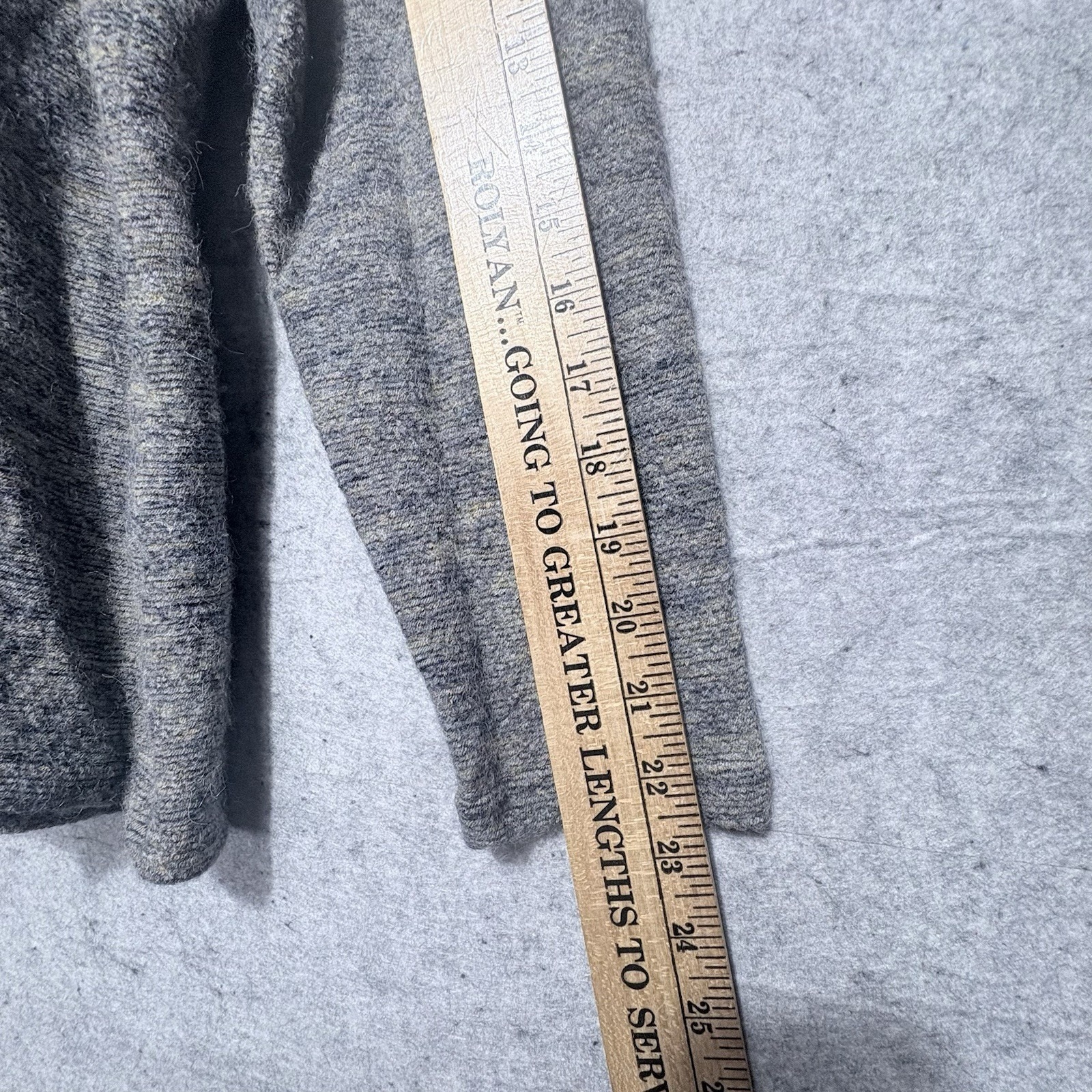 Appalachian Gear Co Alpaca Tencel Hoodie Women's L Gray Usa Lightweight — image 7 of 8